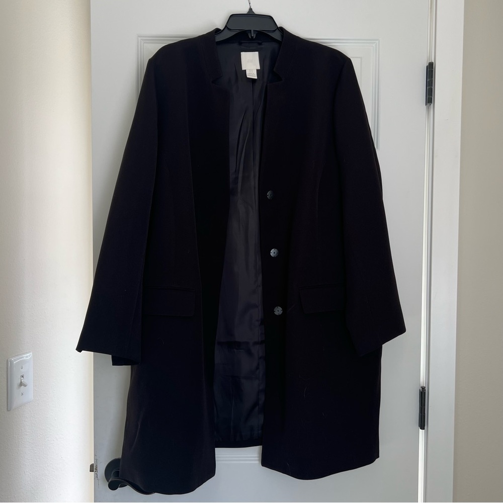 H&M snappy long blazer